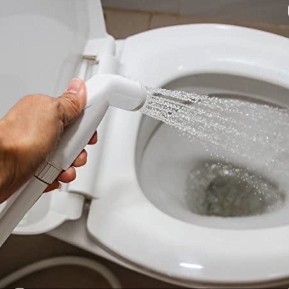 Handheld Cloth Diaper Sprayer Wall-Mounting Toilet Bidet Water Easy Installation